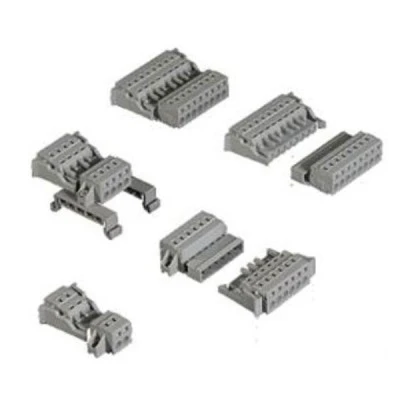 Κλέμμα σειράς κουμπωτή 2 δρόμων 17.90 x 14.45mm σε γκρι χρώμα τύπου DPSC-2W