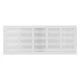 Περσίδα εξαερισμού λευκή μεταλλική 500x200mm Europlast MR5020 με πλέγμα προστασίας