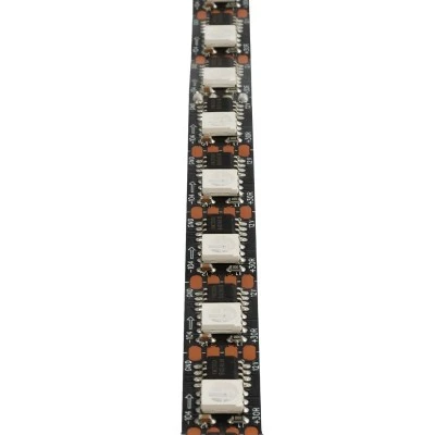 Ταινία LED ψηφιακή pixel DIGIPRO 14.4W/m μαύρη 864lm/m 120° DC 12V IP20 60xSMD5050 Chip/m 60xPixel/m πολύχρωμο φως RGB Dimmable Μ500xΠ1xΥ0.2cm σε ρολό 5 μέτρων