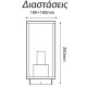 Φωτιστικό δαπέδου γκρι CELIA 1xE27 εξωτερικού χώρου IP44 με διάφανο γυαλί Φωτιστικό δαπέδου γκρι CELIA 1xE27 εξωτερικού χώρου IP44 με διάφανο γυαλί