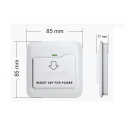 Ασύρματος καρτοδιακόπτης RfLink Switch RF433 MHz με Retrofit Εγκατάσταση & μπαταρία ιδανικός για ξενοδοχεία