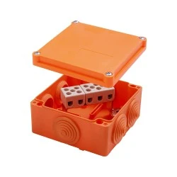 Κουτι διακλάδωσης πυροπροστασίας 105x105x59mm 5 πόλων (5P) IP54 με διατομή αγωγού 4mm