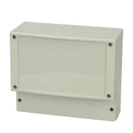 Κουτί ελέγχου και μέτρησης πολυκαρβονικό Fibox PC 21/18-FC3 IP65 με γκρι καπάκι βιδωτό 213×185×102mm & πλάκα στήριξης