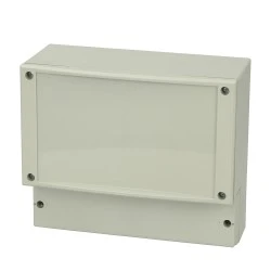 Κουτί ελέγχου και μέτρησης πολυκαρβονικό Fibox PC 21/18-FC3 IP65 με γκρι καπάκι βιδωτό 213×185×102mm & πλάκα στήριξης