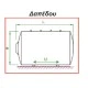 ΘΕΡΜΟΣΙΦΩΝΑΣ ΑΠΛΟΣ TITANIUM GLASS 80L 4000W ΔΙΑΣΤΑΣΕΙΣ Ø450 780Χ500X260.
