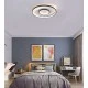 Φωτιστικό led light DAROCA  χρώμα λευκό & μαύρο CCT 77W 7700lm με διαστάσεις Φ50cm x6cm