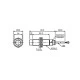 Διακόπτης επαγωγικός LONG AUTONICS PRL18-8DP2 DC Φ18 PNP NC 12-24VDC 8.0mm 3 καλωδίων 