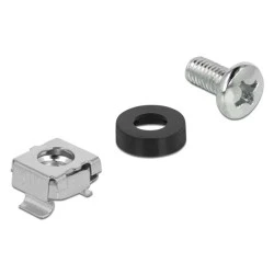 DELOCK σετ βίδες με παξιμάδια 42420  20 τεμάχια για rack M6/16mm