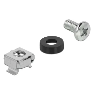 DELOCK σετ βίδες με παξιμάδια 42420  20 τεμάχια για rack M6/16mm