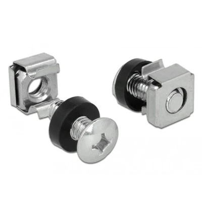 DELOCK σετ βίδες με παξιμάδια 42420  20 τεμάχια για rack M6/16mm