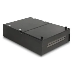 DELOCK κυτίο ένωσης 4 θυρών 66235 για Keystone modules σε μαύρο χρώμα