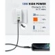 Καλώδιο Lightning σε USB-C LDNIO LC112 30W PD 2m σε γκρι χρώμα & λειτουργία μεταφοράς δεδομένων