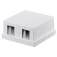 GOOBAY Keystone κυτίο 79366 για 2 θύρες δικτύου 61.42mm σε λευκό χρώμα GOOBAY Keystone κυτίο 79366 για 2 θύρες δικτύου 61.42mm σε λευκό χρώμα