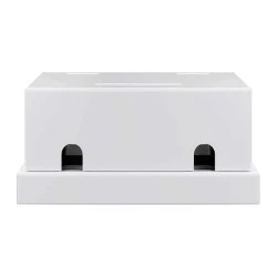 GOOBAY Keystone κυτίο 79366 για 2 θύρες δικτύου 61.42mm σε λευκό χρώμα