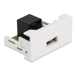 DELOCK module USB σε RJ45 Easy 45 81344 22.5x45mm σε  λευκό χρώμα
