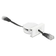 DELOCK module καλώδιο RJ45 Easy 45 81361 Cat.5e ανασυρόμενο 50cm σε μαύρο χρώμα