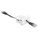 DELOCK module καλώδιο RJ45 Easy 45 81361 Cat.5e ανασυρόμενο 50cm σε μαύρο χρώμα DELOCK module καλώδιο RJ45 Easy 45 81361 Cat.5e ανασυρόμενο 50cm σε μαύρο χρώμα