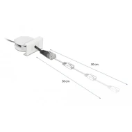 DELOCK module καλώδιο RJ45 Easy 45 81361 Cat.5e ανασυρόμενο 50cm σε μαύρο χρώμα DELOCK module καλώδιο RJ45 Easy 45 81361 Cat.5e ανασυρόμενο 50cm σε μαύρο χρώμα