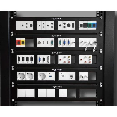 DELOCK module καλώδιο RJ45 Easy 45 81361 Cat.5e ανασυρόμενο 50cm σε μαύρο χρώμα DELOCK module καλώδιο RJ45 Easy 45 81361 Cat.5e ανασυρόμενο 50cm σε μαύρο χρώμα