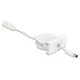 DELOCK module καλώδιο τροφοδοσίας Easy 45 81377 ανασυρόμενο 50cm σε λευκό χρώμα