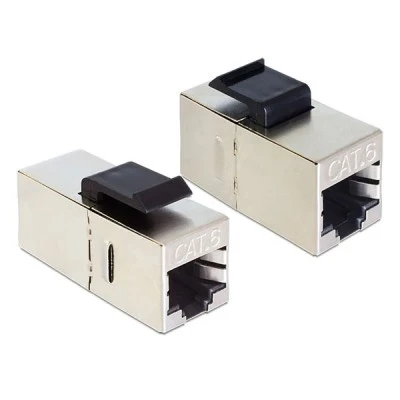 DELOCK Keystone Module 86210 RJ45 female Cat.6 UTP Compact ασημί