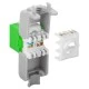 GOOBAY Keystone module RJ45 CAT 6A 90687 UTP σε πράσινο χρώμα GOOBAY Keystone module RJ45 CAT 6A 90687 UTP σε πράσινο χρώμα