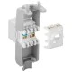 GOOBAY Keystone module RJ45 CAT 6A 90867 UTP σε  λευκό χρώμα