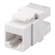 GOOBAY Keystone module RJ45 CAT 6 95740 UTP 250MHz σε  λευκό χρώμα