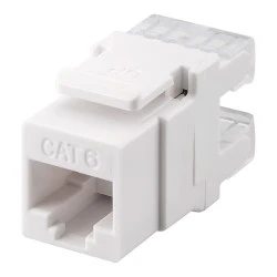 GOOBAY Keystone module RJ45 CAT 6 95740 UTP 250MHz σε  λευκό χρώμα