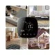 Smart WiFi θερμοστάτης αερίου BHT-001-GCLW χωνευτός μαύρος για ομοιόμορφο και άνετο έλεγχο θερμοκρασίας