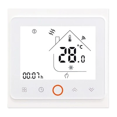 Smart WiFi θερμοστάτης πετρελαίου BHT-002-GBLWDB dual band χωνευτός λευκός