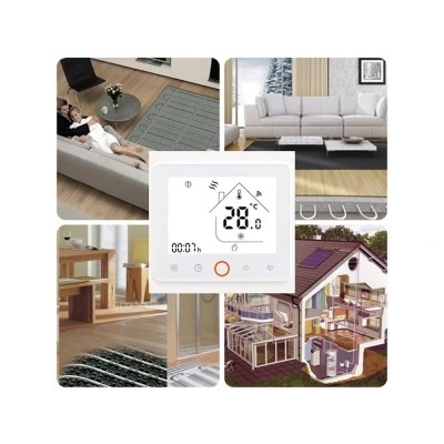 Smart WiFi θερμοστάτης πετρελαίου BHT-002-GBLWDB dual band χωνευτός λευκός