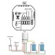 Smart WiFi θερμοστάτης αερίου BHT-002-GCLWDB dual band χωνευτός λευκός για ομοιόμορφο και άνετο έλεγχο θερμοκρασίας