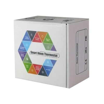 Smart Wi-Fi θερμοστάτης πετρελαίου BHT-009GBLW χωνευτός μαύρος για ομοιόμορφο και άνετο έλεγχο της θερμοκρασίας