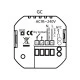 Smart Wi-Fi θερμοστάτης αερίου BHT-009GCLW χωνευτός μαύρος για ομοιόμορφο και άνετο έλεγχο της θερμοκρασίας