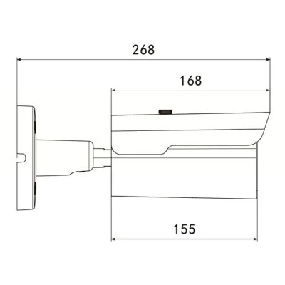 Δικτυακή κάμερα LONGSE BMMBFG400WH εξωτερικού χώρου 2.8mm, 4MP με εσωτερικό μικρόφωνο για μεταφορά ήχου IP67 Δικτυακή κάμερα LONGSE BMMBFG400WH εξωτερικού χώρου 2.8mm, 4MP με εσωτερικό μικρόφωνο για μεταφορά ήχου IP67