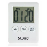 BRUNO χρονόμετρο & αντίστροφη μέτρηση BRN-0063, LCD, με μαγνήτη σε λευκό χρώμα BRUNO χρονόμετρο & αντίστροφη μέτρηση BRN-0063, LCD, με μαγνήτη σε λευκό χρώμα