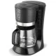 BRUNO καφετιέρα φίλτρου 680W BRN-0086 έως 12 φλυτζάνια 1.2L με αποσπώμενο πλενόμενο φίλτρο σε μαύρο χρώμα