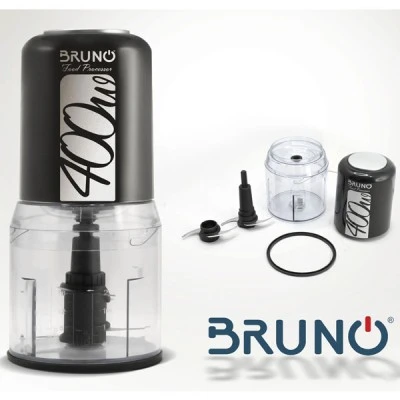 BRUNO πολυκόπτης BRN-0087, 2 ταχύτητες, 400W, 500ml, 4 λεπίδες, μαύρος