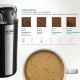 BRUNO μύλος άλεσης καφέ BRN-0094, 200W inox-μαύρο με ανοξείδωτες λεπίδες για άλεση κόκκων καφέ, φρέσκων μπαχαρικών, βοτάνων & σπόρων