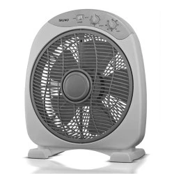 Ανεμιστήρας Box Fan BRUNO δαπέδου 38W 32cm σε γκρι χρώμα με 3 ταχύτητες & χρονοδιακόπτη Ανεμιστήρας Box Fan BRUNO δαπέδου 38W 32cm σε γκρι χρώμα με 3 ταχύτητες & χρονοδιακόπτη