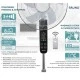 Ανεμιστήρας υψηλής απόδοσης 45W BRUNO με LED ψηφιακό πάνελ ελέγχου & ενδείξεων, τηλεχειριστήριο και χρονοδιακόπτη Ανεμιστήρας υψηλής απόδοσης 45W BRUNO με LED ψηφιακό πάνελ ελέγχου & ενδείξεων, τηλεχειριστήριο και χρονοδιακόπτη