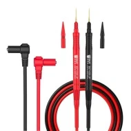 Ακροδέκτες πολυμέτρου BEST BST-050-JP, 45mm, CAT III 2000V 20A με εύκαμπτο καλώδιο σιλικόνης και προστατευτικά καπάκια