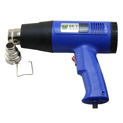 Πιστόλι θερμού αέρα BEST  BST-8016D 1600W με οθόνη LCD σε μπλε χρώμα