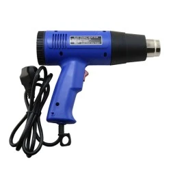 Πιστόλι θερμού αέρα BEST  BST-8016D 1600W με οθόνη LCD σε μπλε χρώμα