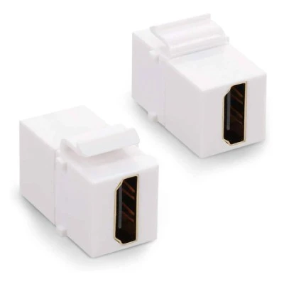 POWERTECH HDMI adapter CAB-N153 για patch panel σε λευκό χρώμα