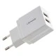 USAMS φορτιστής τοίχου T24 US-CC090 με 2 USB θύρες εξόδου για ταυτόχρονη φόρτιση 2 συσκευών με μέγιστη απόδοση 2.1Α USAMS φορτιστής τοίχου T24 US-CC090 με 2 USB θύρες εξόδου για ταυτόχρονη φόρτιση 2 συσκευών με μέγιστη απόδοση 2.1Α