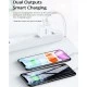 USAMS φορτιστής τοίχου T24 US-CC090 με 2 USB θύρες εξόδου για ταυτόχρονη φόρτιση 2 συσκευών με μέγιστη απόδοση 2.1Α USAMS φορτιστής τοίχου T24 US-CC090 με 2 USB θύρες εξόδου για ταυτόχρονη φόρτιση 2 συσκευών με μέγιστη απόδοση 2.1Α