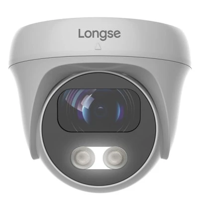 LONGSE IP κάμερα CMSAFG200WH με fixed φακό 2.8mm ανάλυση 2MP και εύρος φωτός έως 25m full color