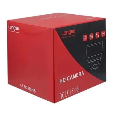 LONGSE IP κάμερα CMSBFG200 2MP με fixed φακό 2.8mm ανθεκτικό μεταλλικό σώμα & εύρος υπερύθρων IR έως 25m IP67